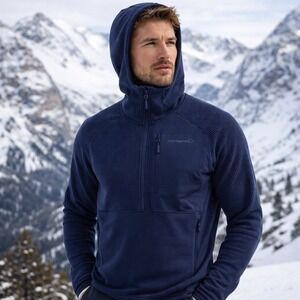 Norrøna Lofoten Thermal Pro Hood Men's S Indigo Night Fleece $209